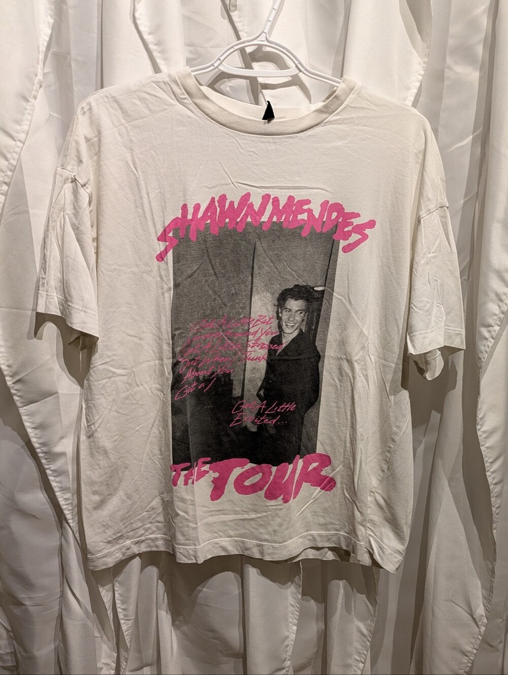 14 H&M White 100% Cotton Short Sleeve T-Shirt - Size Medium